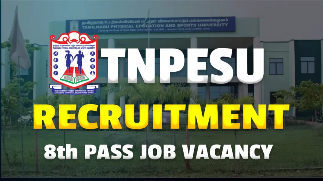 TNPESU Recruitment 2026, Apply for Office Assistant Job Vacancies in Tamilnadu