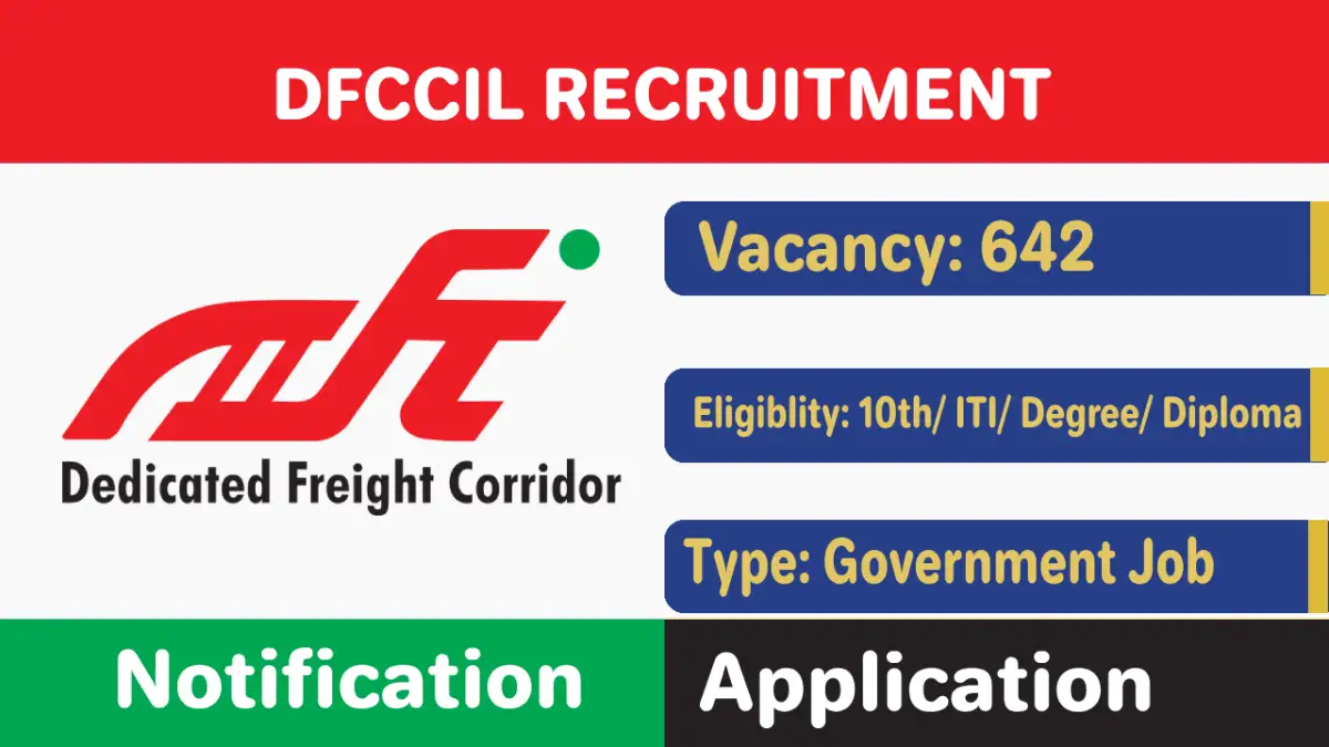 DFCCIL Recruitment 2025, Apply Online for Dedicated Freight Corridor Corporation of India Jobs DFCCIL Recruitment 2025, Apply Online for Dedicated Freight Corridor Corporation of India Jobs