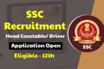 SSC Constable Recruitment 2025 Apply Online for Head Constable, Driver posts
