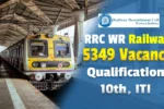 RRC Western Railway Recruitment 2026, Apply Online for 5349 RRC WR Apprentice Posts