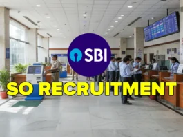 SBI SO Recruitment 2025 Notification, Ready to Apply Online for 996 SBI SO Vacancies