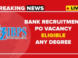 IBPS PO Recruitment 2025 Notification, Apply Online for PO/MT Vacancies