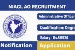 New India Assurance Recruitment 2025, Apply Online for NIACL AO Vacancies