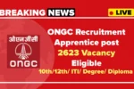 ONGC Recruitment 2025, Apply Online for Apprentice Job Vacancies