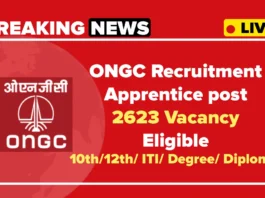 ONGC Recruitment 2025, Apply Online for Apprentice Job Vacancies