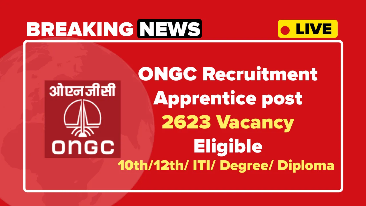 ONGC Recruitment 2025, Apply Online for Apprentice Job Vacancies ONGC Recruitment 2025, Apply Online for Apprentice Job Vacancies