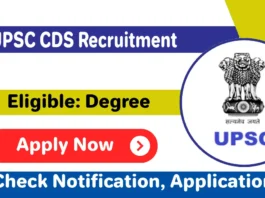 UPSC CDS Recruitment 2024: Apply Online for Combined Defence Services Examination Job Vacancies