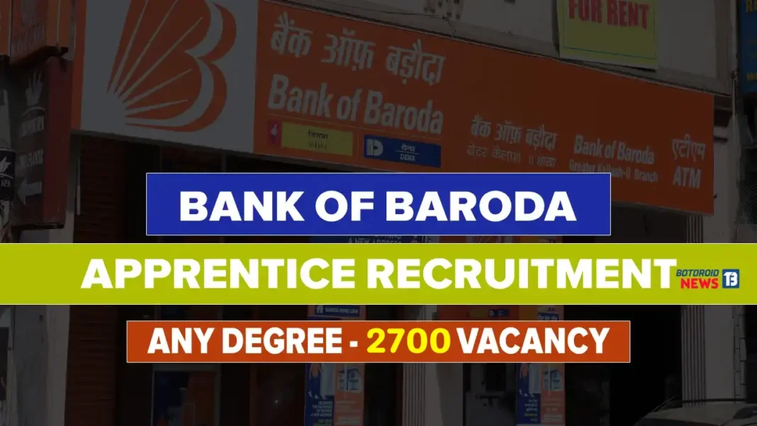 Bank of Baroda Apprentice Recruitment 2025 Online Application Starts Now