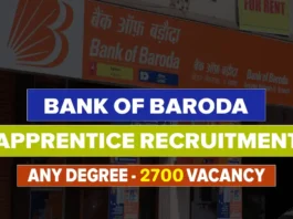 Bank of Baroda Apprentice Recruitment 2025 Online Application Starts Now