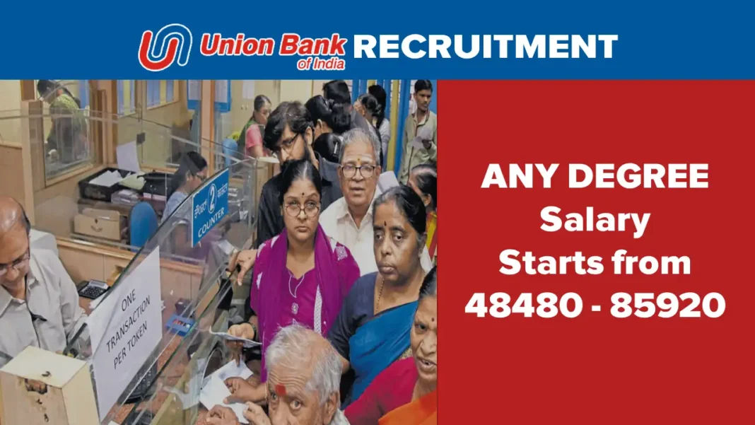 Union Bank of India SO Recruitment 2025, Easy Steps to Apply Online