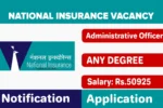 NICL AO Recruitment 2025, Apply Online for Insurance Company Administrative Officer Jobs