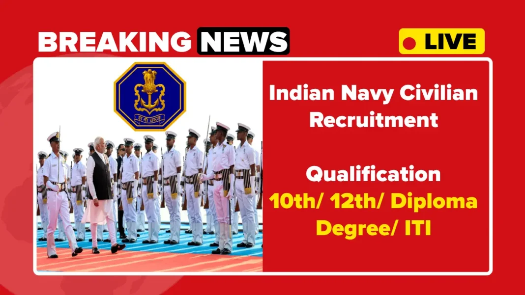 Indian Navy Civilian Recruitment 2025, Apply Online for Group B and C Job Vacancies