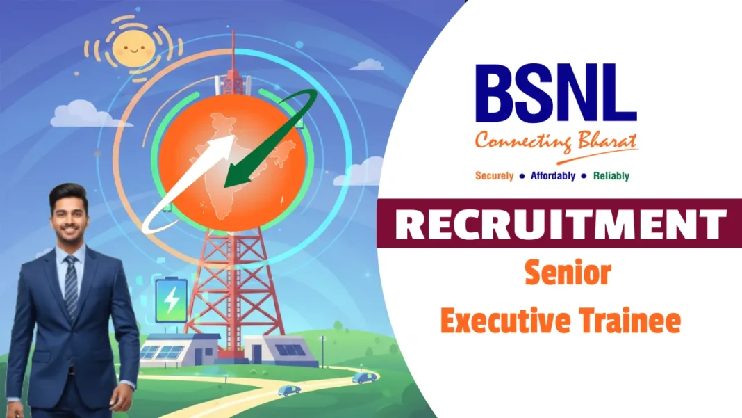 BSNL Senior Executive Trainee Recruitment 2026, Apply Online for SET Posts