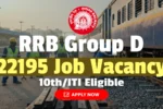 RRB Group D Recruitment 2026 Latest Notification, Apply Online Group D Vacancies