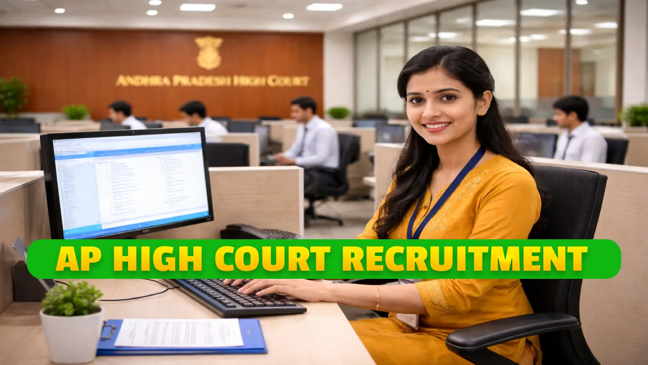 AP High Court Recruitment 2026 Online Application Begins Today - Apply for APHC Jobs