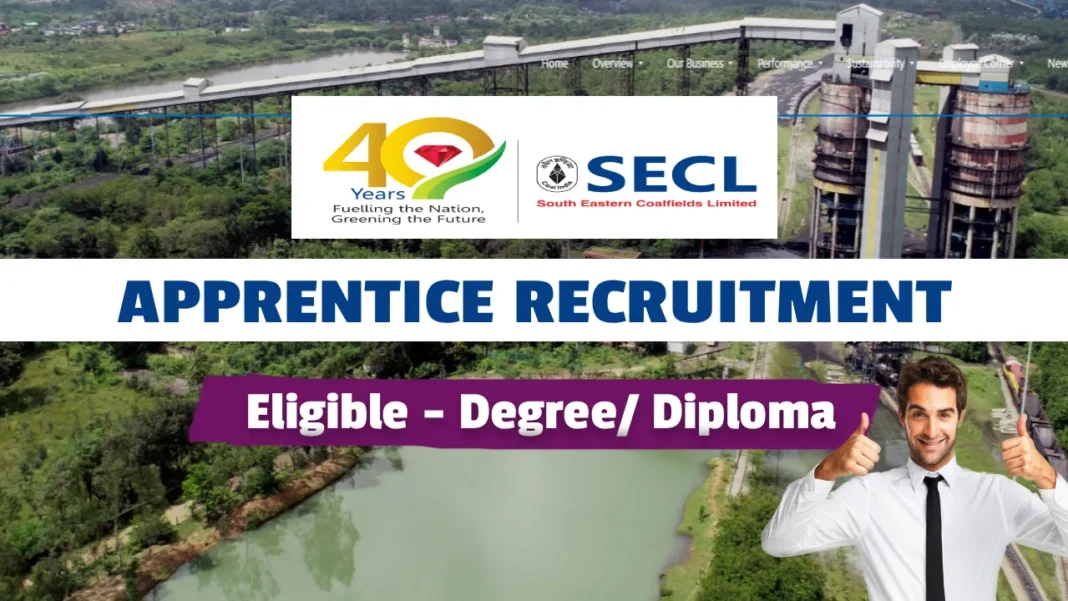 SECL Apprentice Recruitment 2026, Apply Online Graduate Job Vacancies