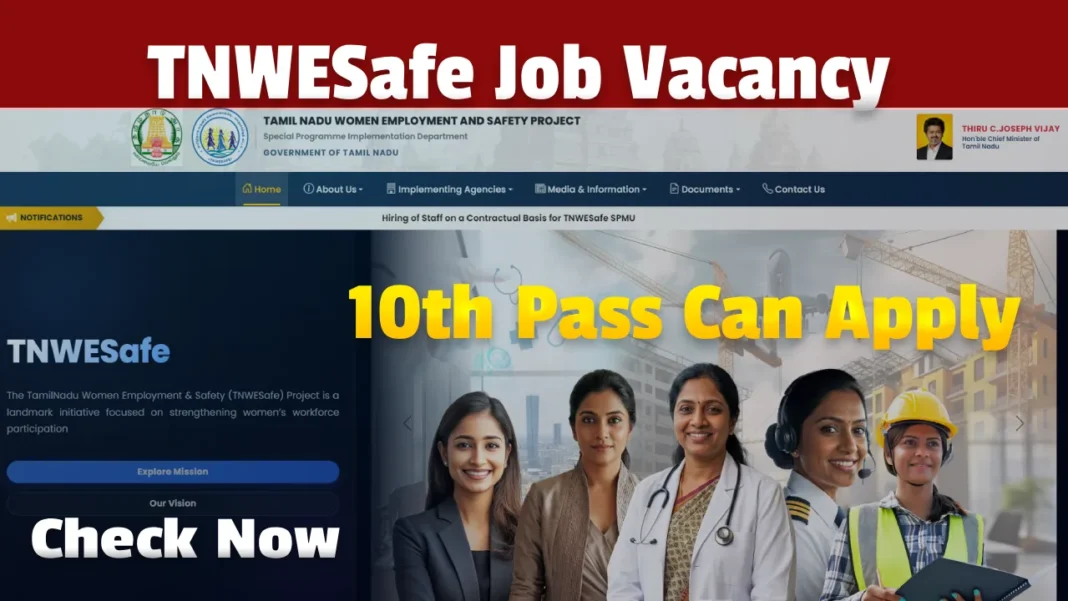 TNWeSafe Recruitment 2026, Apply for Office Assistant Job Vacancies in Tamil Nadu